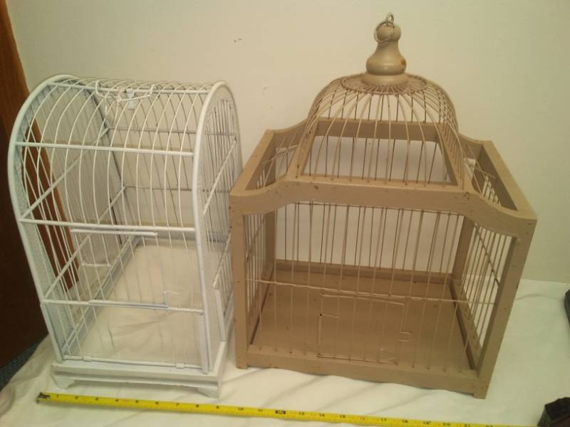 lot 79 image: Two typical bird cages