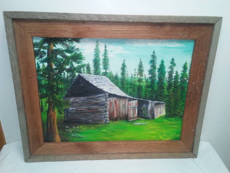 lot 86 image: Original oil painting by Pauline Matheny.