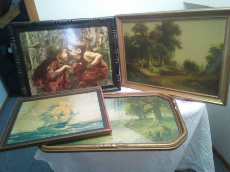 lot 89 image: Vintage artwork - 4.