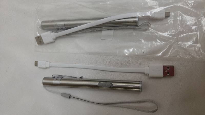 lot 107 image: Ethernet Flashlights (2) Rechargeable, 12,000 lumens