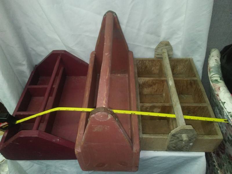 lot 355 image: 3 wood boxes.