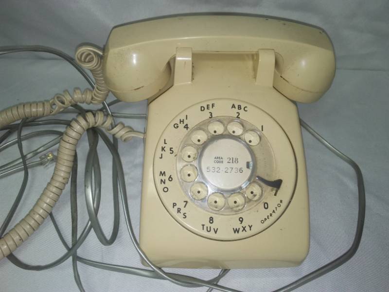 lot 359 image: Rotary desk phone ITT.