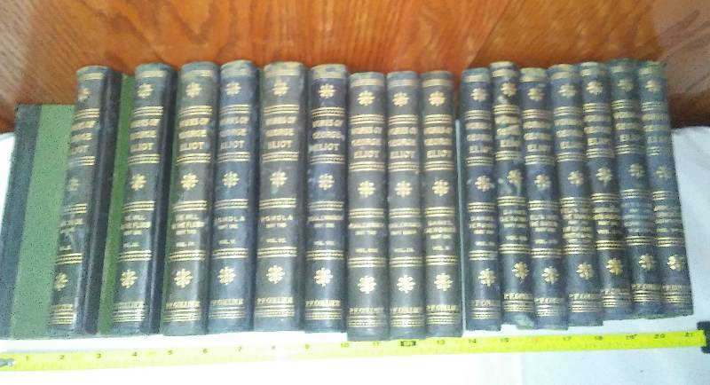 lot 419 image: Works of George Eliot. Vols. 1 - 18.