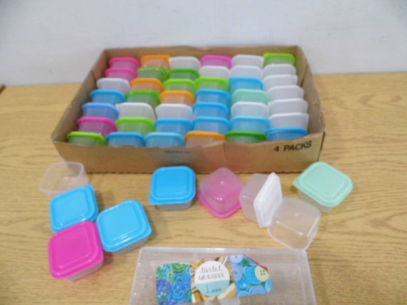 lot 27 image: Small Plastic Storage Containers
