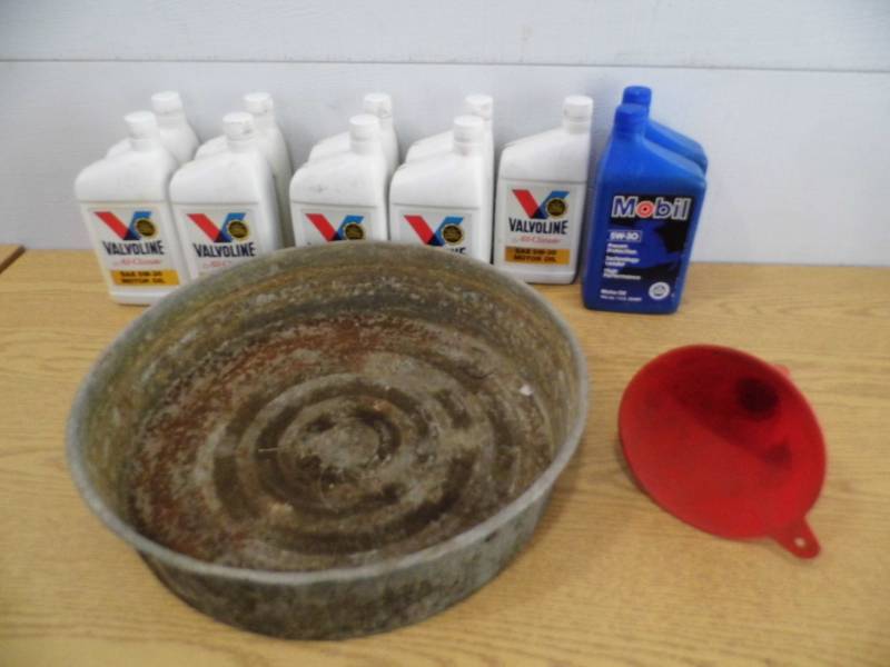 lot 47 image: Oil - Pan - Funnel
