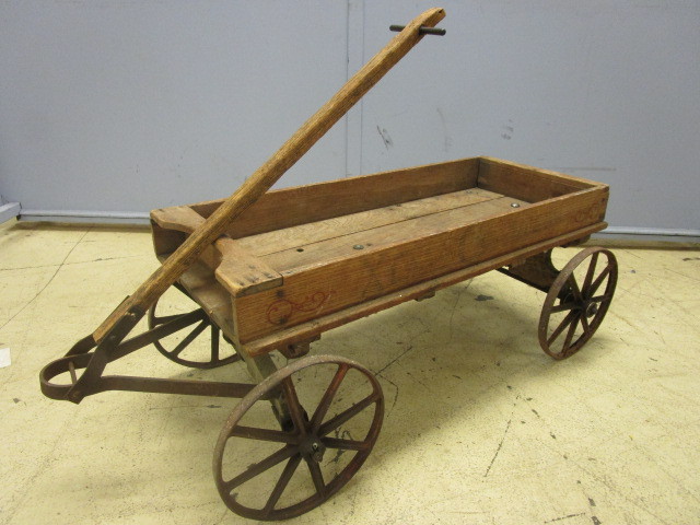 lot 209 image: ANTIQUE WAGON