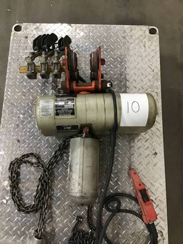 lot 10 image: CM Lodestar Protector Hoist H 1-Ton,  HP