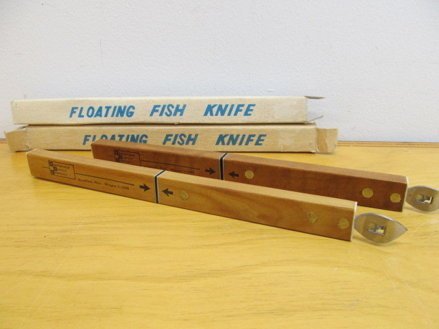 Pair of Vintage NOS Floating Fish Knife Tools