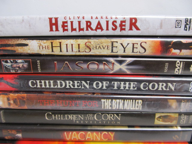 lot 135 image: Lot of 28 Horror Movie DVDs