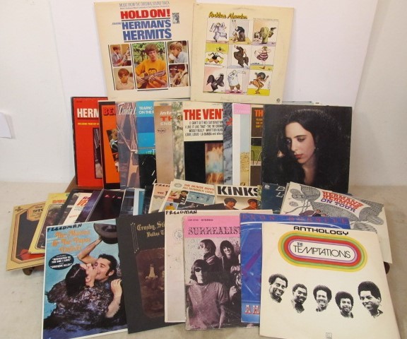lot 98 image: Large Lot of Vinyl Records - Mostly Rock & Roll