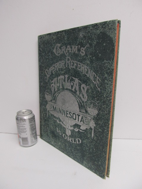 lot 222 image: 1907 CRAMS Superior Atlas of Minnesota & The World