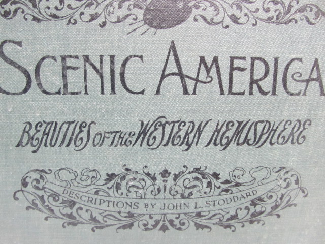 lot 224 image: Antique 1900 - SCENIC AMERICA Photo Book - Beauties of the Western Hemisphere