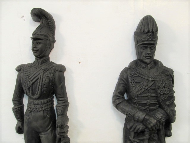lot 138 image: Vintage Mid Century BURSWOOD Soldier Wall Hangings