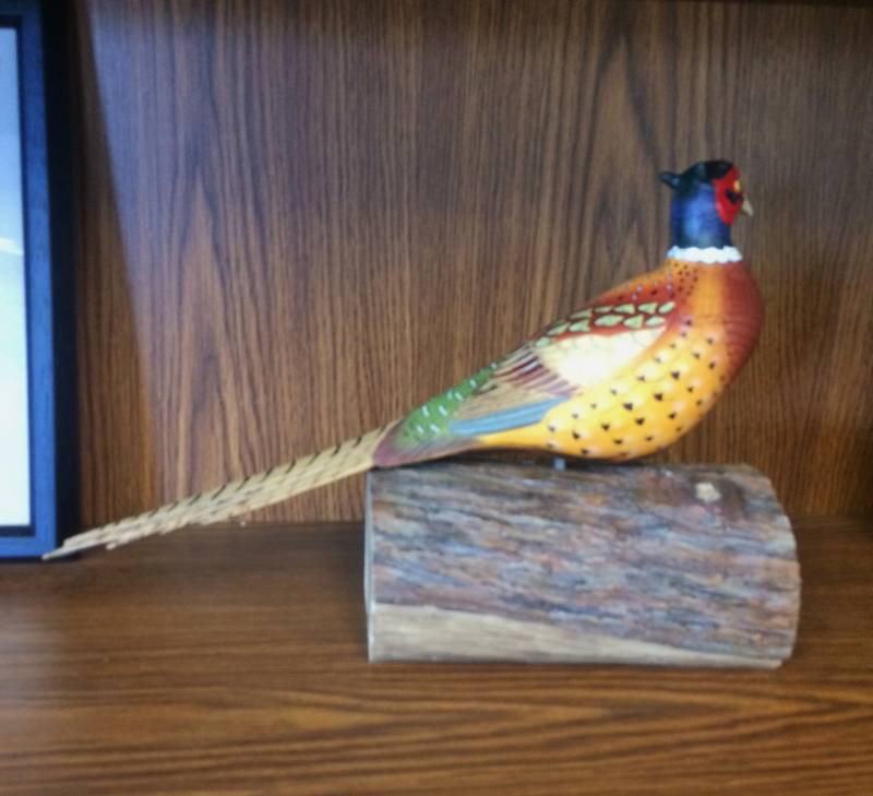 lot 41 image: Gorgeous Detailed Pheasant Statue