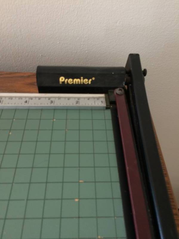 lot 26 image: Paper Cutter - May Have Damage To Arm - See Taped Area