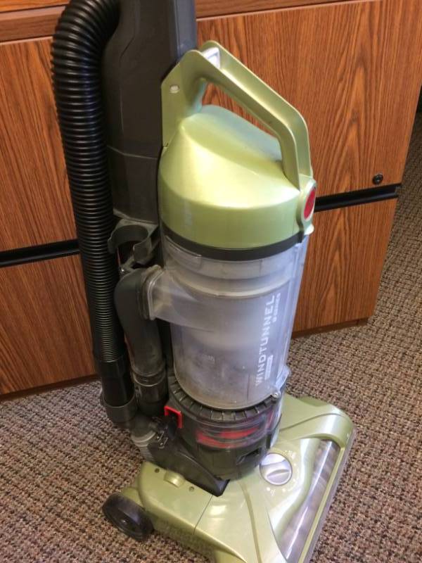 lot 57 image: Hoover T-Series WindTunnel Rewind Plus Upright Vacuum Cleaner, with HEPA Filtration, Lightweight and Corded Model UH70120