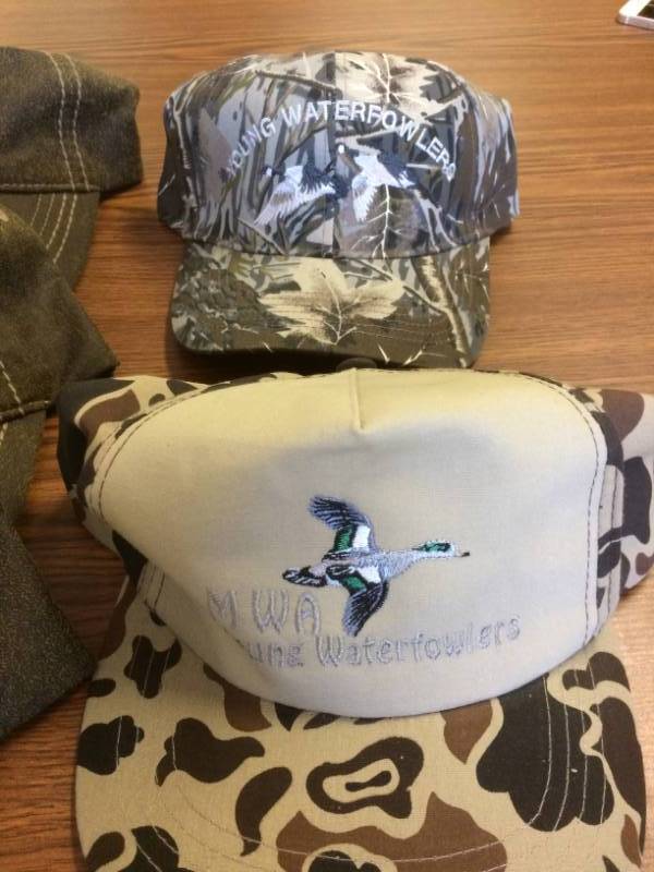 lot 79 image: Brand New Lot of 7 Hats Labeled Minnesota Waterfowl Etc