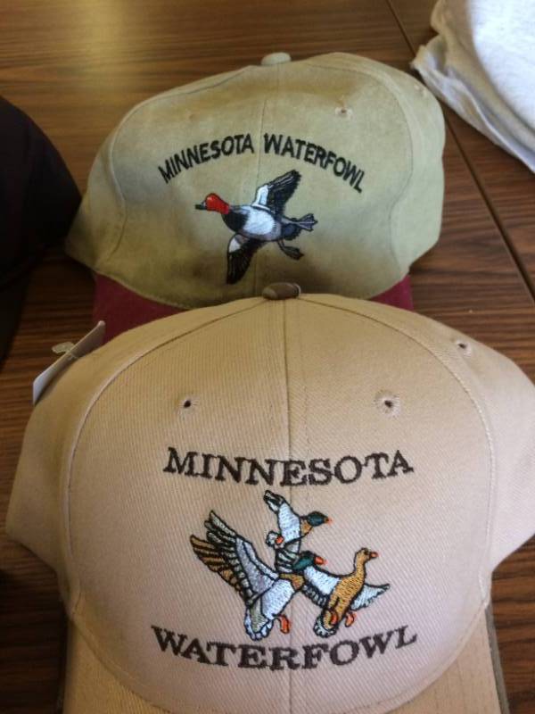 lot 81 image: Brand New Lot of 9 Hats Labeled Minnesota Waterfowl Etc