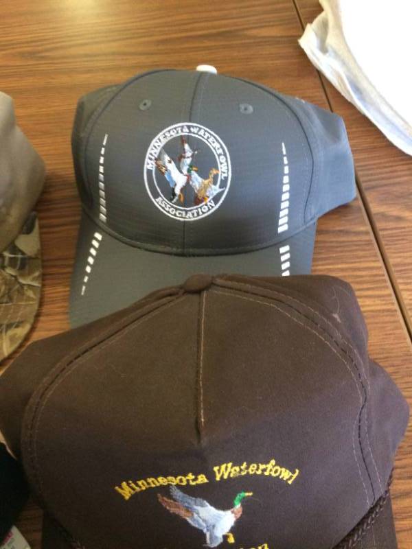 lot 82 image: Brand New Lot of 9 Hats Labeled Minnesota Waterfowl Etc
