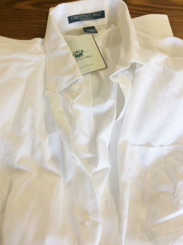 lot 94 image: Van Heusen Large - Chestnut HIll XL Button Up Long Sleeve Shirts Brand New