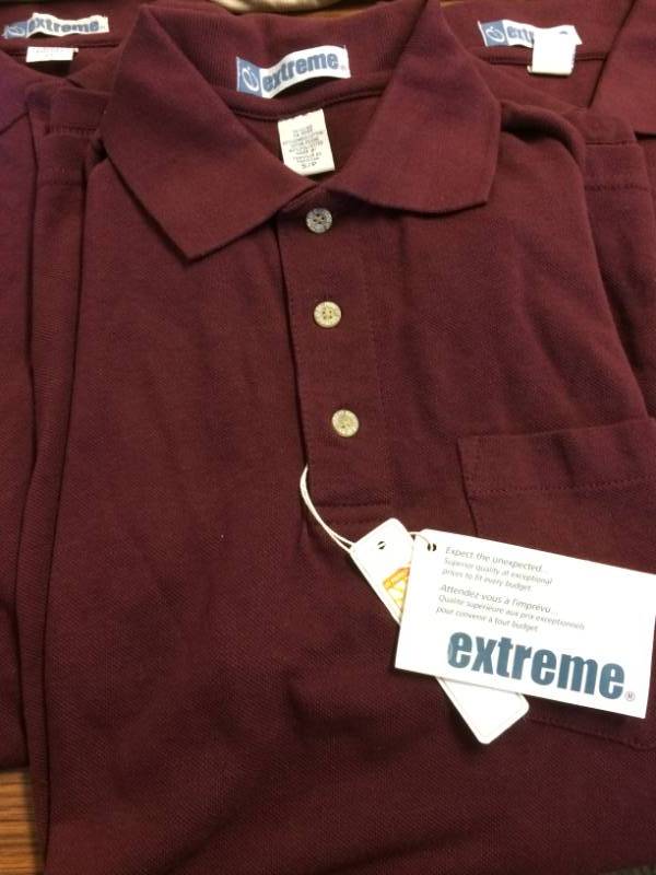 lot 95 image: Brand New Two Polos with UV Protection by Extreme and Rivers End - See pictures for sizes
