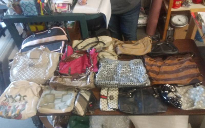 lot 11 image: Lot Of Assorted Hand Bags