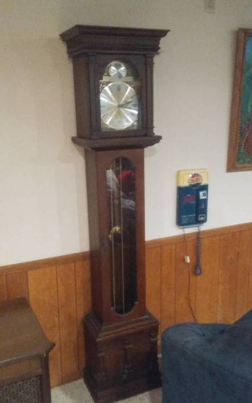 lot 169 image: Cornwell Grandfather Clock 15x10x74