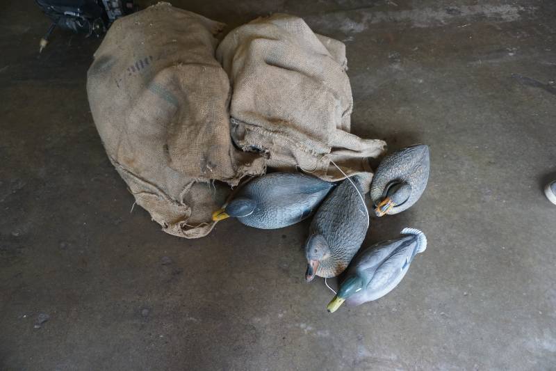 2  Sacks Mallard Duck Decoys