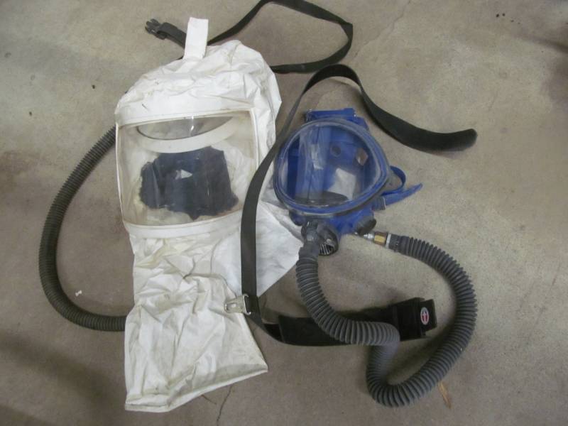lot 8 image: painting mask, oxygen mask