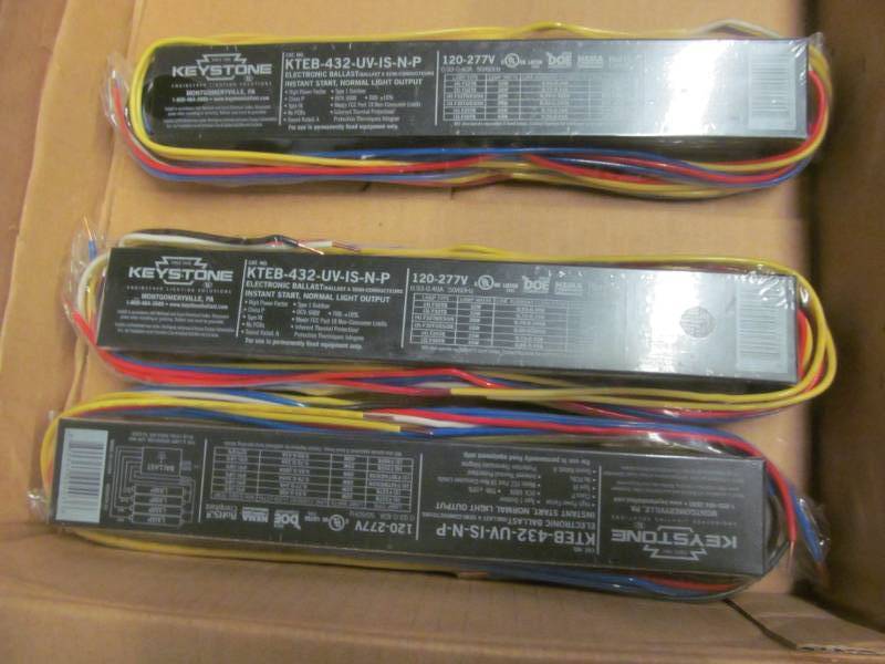 lot 15 image: Keystone Electronic Fluorescent Ballasts