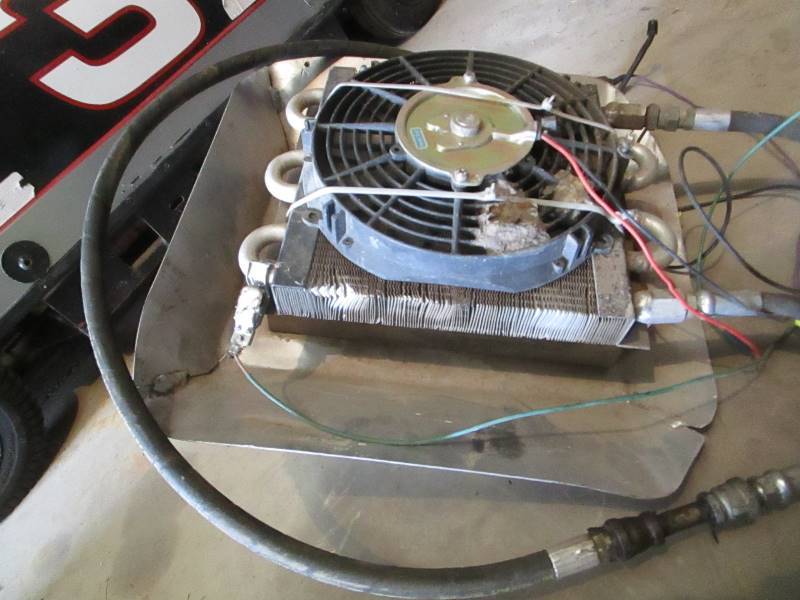 lot 37 image: Transmission Cooler wElectric Fan for Demo Derby
