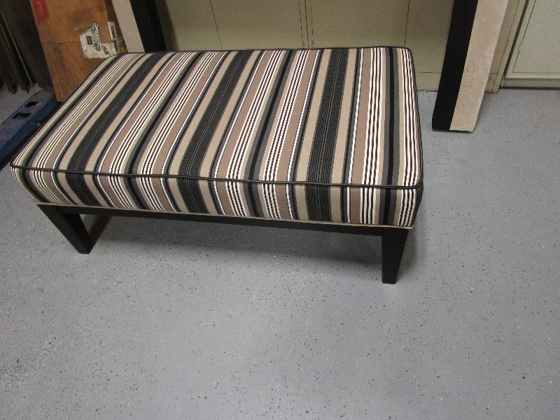 lot 48 image: Ottoman & Suede Queen Size Headboard