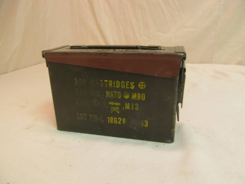 Vintage Military Ammo Box