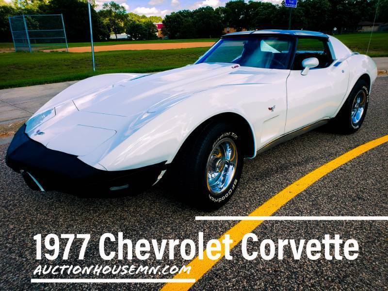 1977 Chevrolet Corvette L82 T Top 400hp With Blue Leather