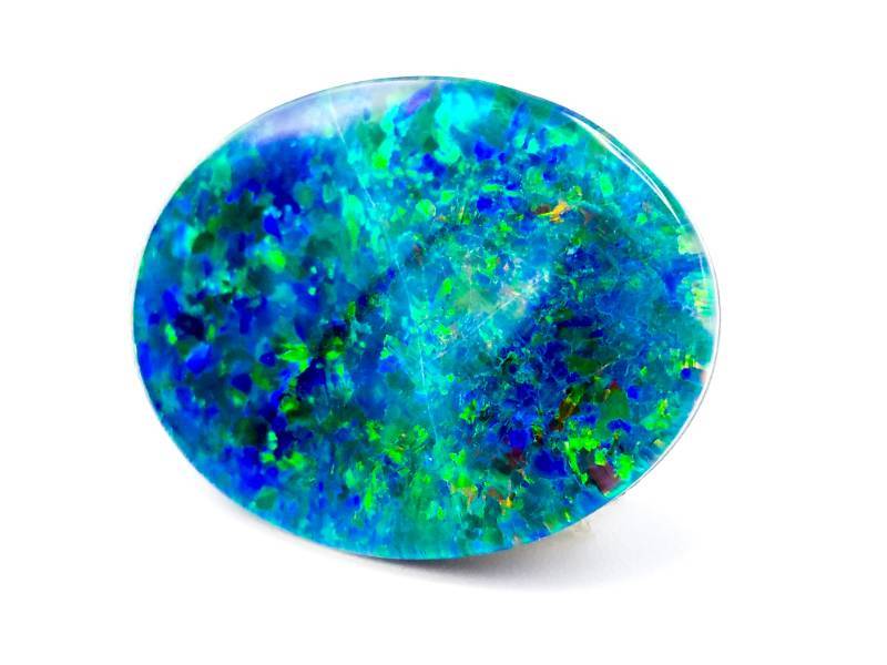 lot 12A image: 36x25 mm Australian Black Opal Triplet