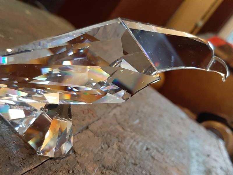 lot 59 image: Swarovski Crystal The Eagle Figurine NIB Retired