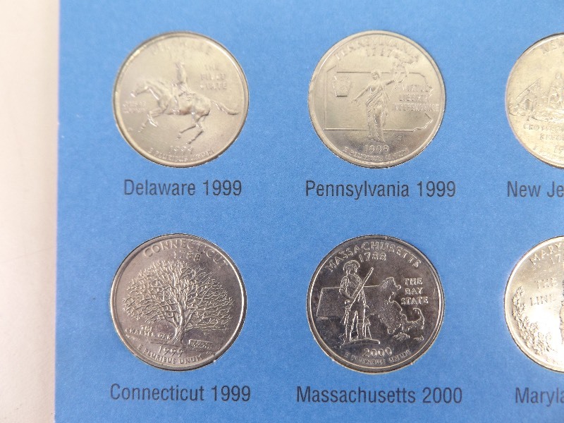 Complete&nbspWhitman&nbspUncirculated State Quarter Set