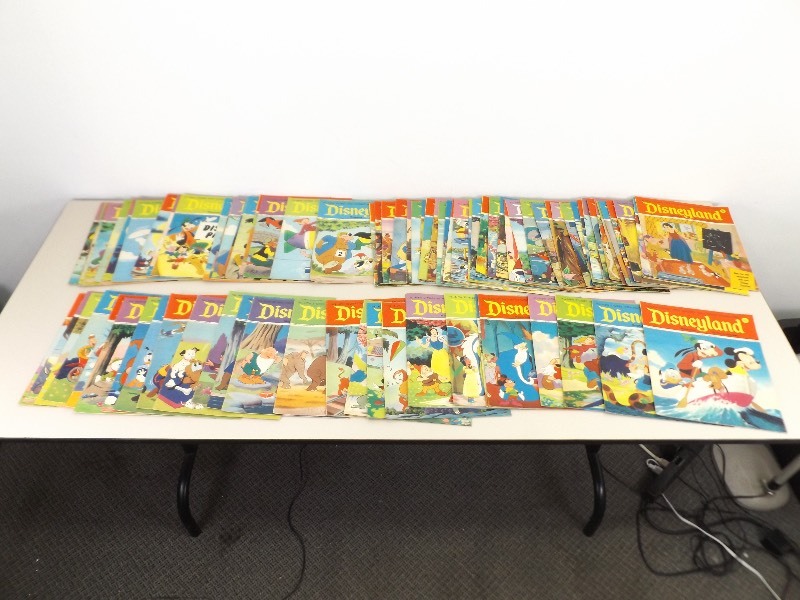 Collection of (90) #10 - #99 Run of 1970s Disneyland Magazine