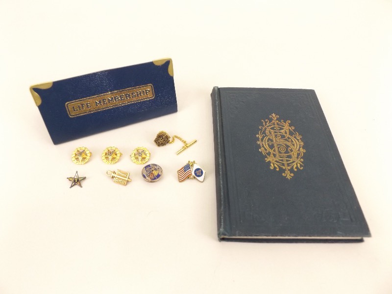 Lot of Order of Eastern Star, Free Mason etc. Items