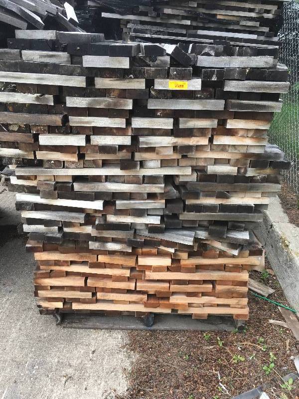 Hard Wood Scraps Woodworking Equipment, Surplus 