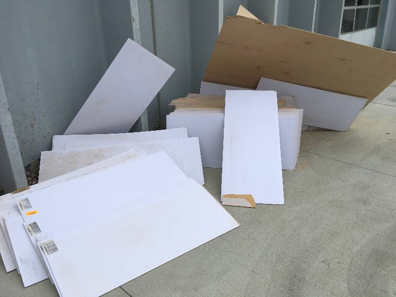 14 White MDF Wood