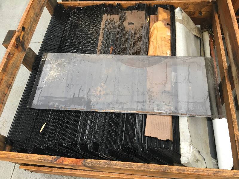 Crate Of Square Glass