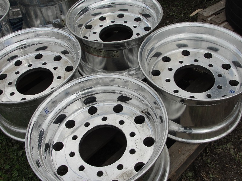 4-  1820-00022  12.25 x 22.5  ALUMINUM WHEEL LVL ( SUPER SINGLE )
