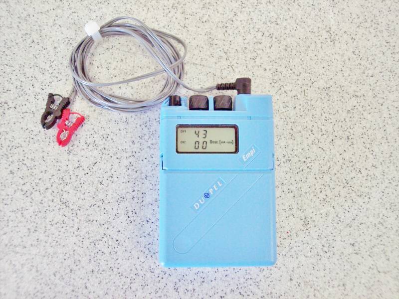 lot 14 image: MSRP $400 Empi Dupel Dual Channel Iontophoresis System - Excellent Working Condition