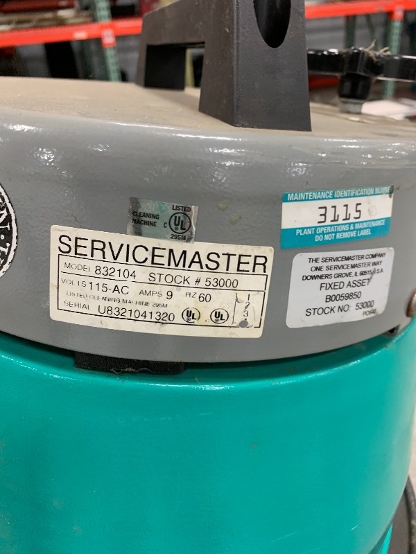 SERVICE MASTER COMMERCIAL VACCUM