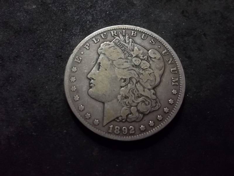 1892 CC Morgan Silver Dollar