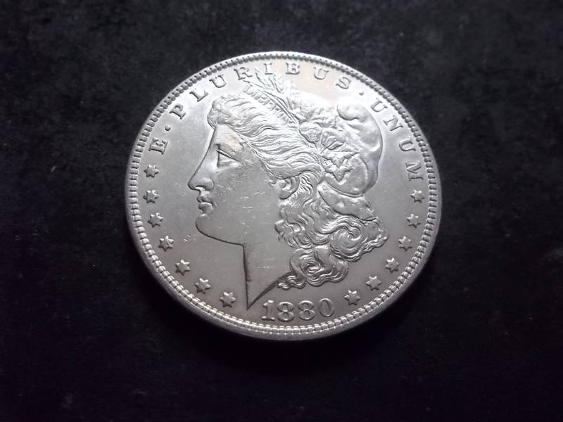1880 O Morgan Silver Dollar Micro O