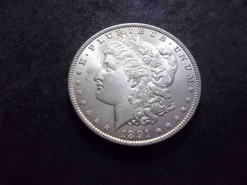 1891 Morgan Silver Dollar