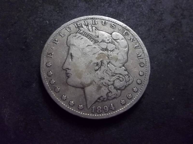 1894 O Morgan Silver Dollar