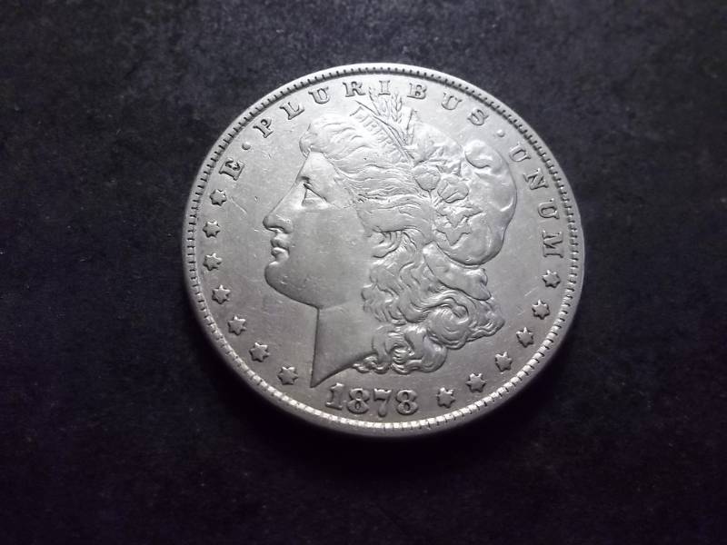 1878 8 Tail Feathers & Double Die Reverse
